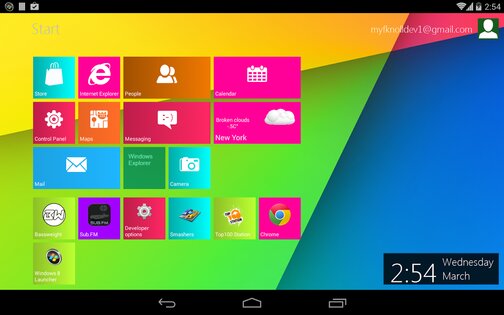 Metro UI Launcher 8.1 3.0.0. Скриншот 8