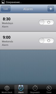 iPhone 5 Clock 1.1. Скриншот 2