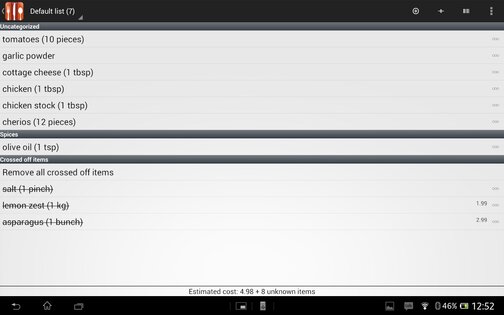 Food Planner 5.2.2.1. Скриншот 10