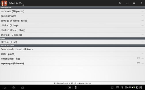 Food Planner 5.2.2.1. Скриншот 15
