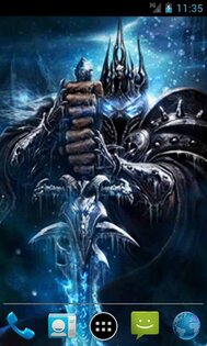 Dark Warrior Live Wallpaper 2.1. Скриншот 1
