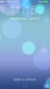 iOS 7 Lockscreen Parallax HD 2.14.1. Скриншот 2