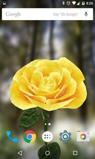 Живые обои Роза 3D 7.0. Скриншот 4