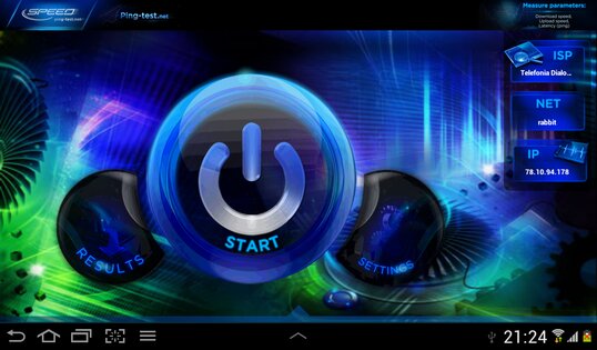 Internet Speed Test 4.4.0.0. Скриншот 1