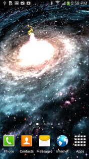 Galaxy LWP 1.0.0001. Скриншот 1