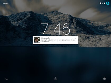 Heads-up notifications 1.14. Скриншот 1