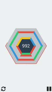 Hextris 2.0. Скриншот 4