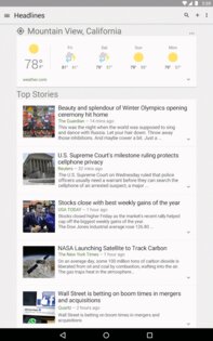 Google Новости и погода 3.5.3. Скриншот 6