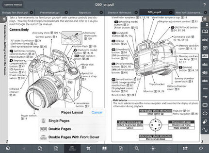 GoodReader for ipad. Скриншот 2