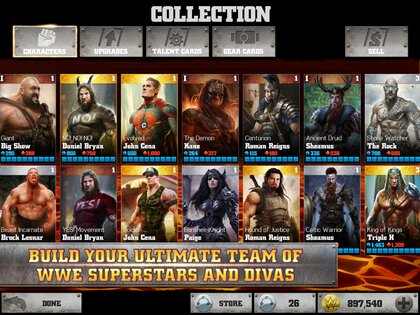 WWE Immortals 2.6.3. Скриншот 2