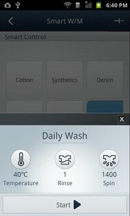 Samsung Smart Washer 2.1.46. Скриншот 3