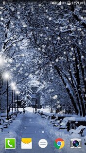 Winter Snow Live Wallpaper 1.3.6. Скриншот 3
