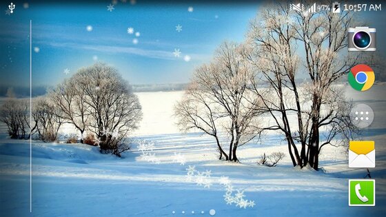 Winter Snow Live Wallpaper 1.3.6. Скриншот 7