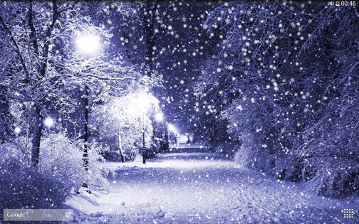 Winter Snow Live Wallpaper 1.3.6. Скриншот 10