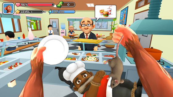 Monkey Student School Prank 1.0.12. Скриншот 9