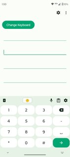 Fossify Keyboard 1.9.1. Скриншот 3