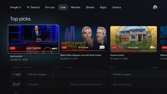 Google TV Home 1.0.775915464. Скриншот 8
