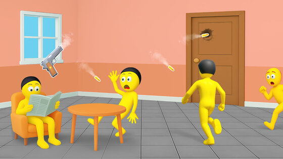 Silly Gun Attack 2.5. Скриншот 1