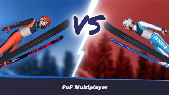 SkiJumping Clash 0.2.21. Скриншот 1