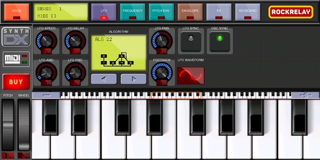 Rockrelay Synth FM 4.9. Скриншот 1