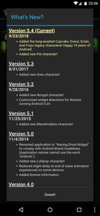 Waving droid Widget. Скриншот 4
