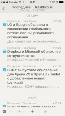 TOP лучших RSS-клиентов для iOS