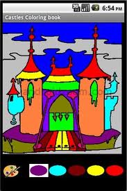 Castles Coloring book 1.7. Скриншот 1