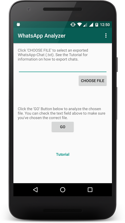 WhatsApp* Analyzer 2.6.8. Скриншот 1