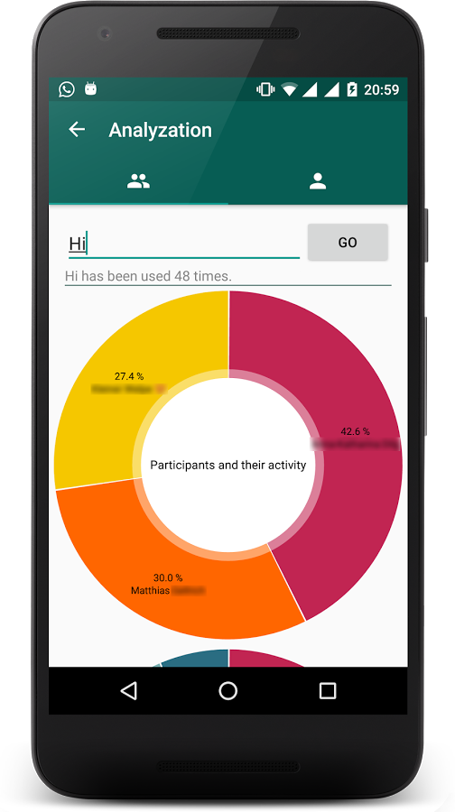 WhatsApp* Analyzer 2.6.8. Скриншот 3