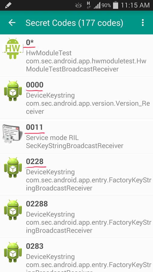 Phone INFO Samsung 3.8.5. Скриншот 6