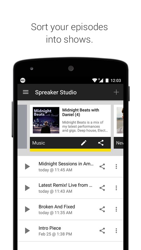 Spreaker Studio – подкастерная в смартфоне 1.34.0. Скриншот 4