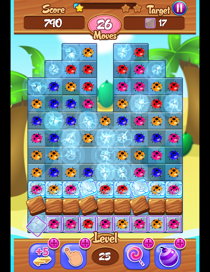 Ladybug Match 3 Miracle Kids 1.3. Скриншот 9