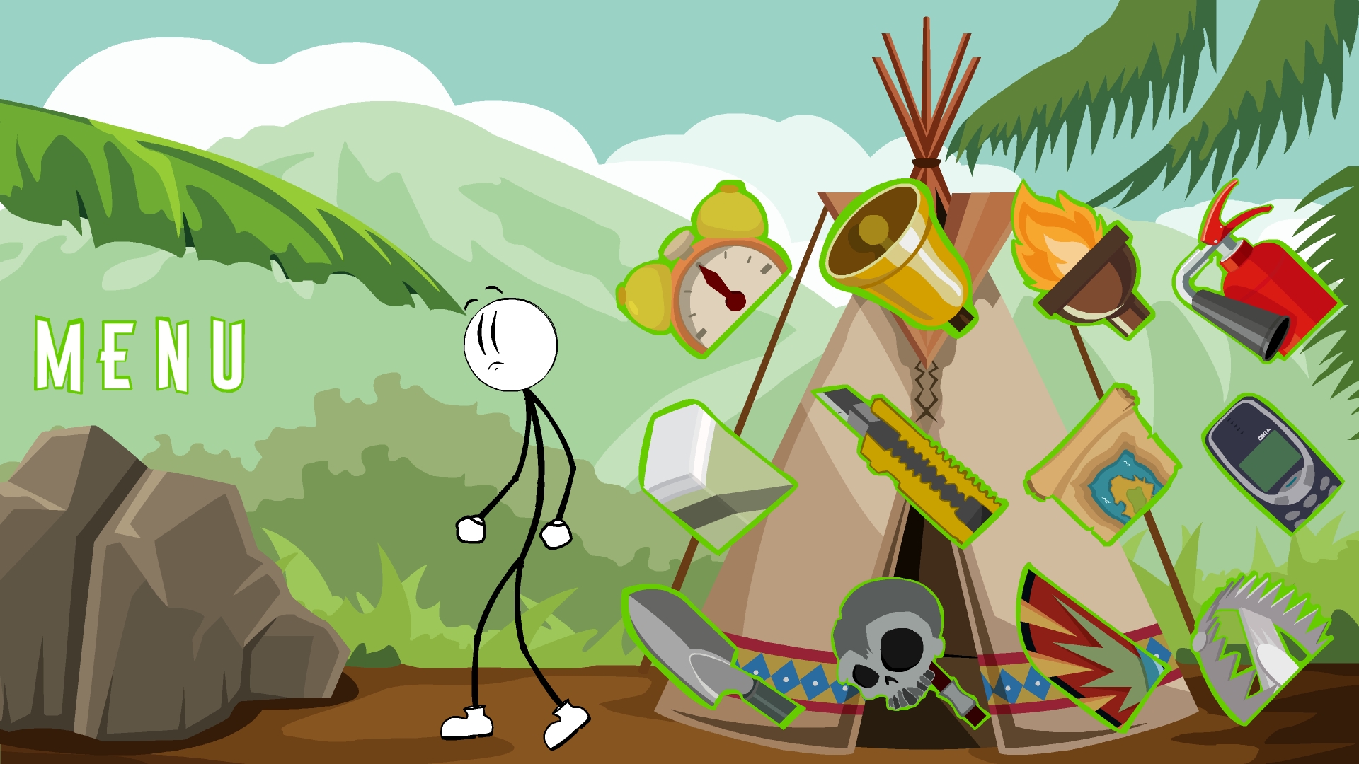Island Stickman 1.0.0. Скриншот 2