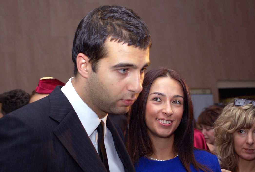 Иван Ургант с Натальей Кикнадзе. 2007 год