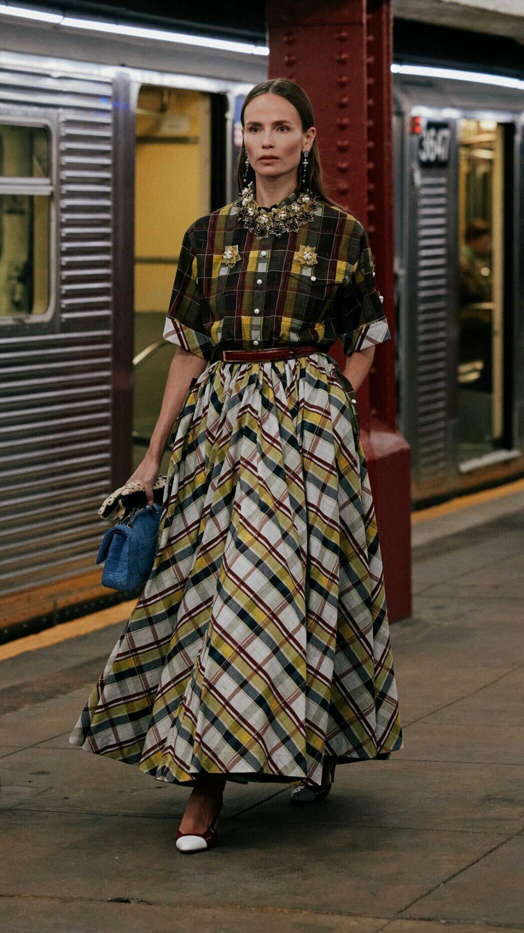 Образ показа Chanel Metiers d'Art Матье Блази в Нью-Йорке