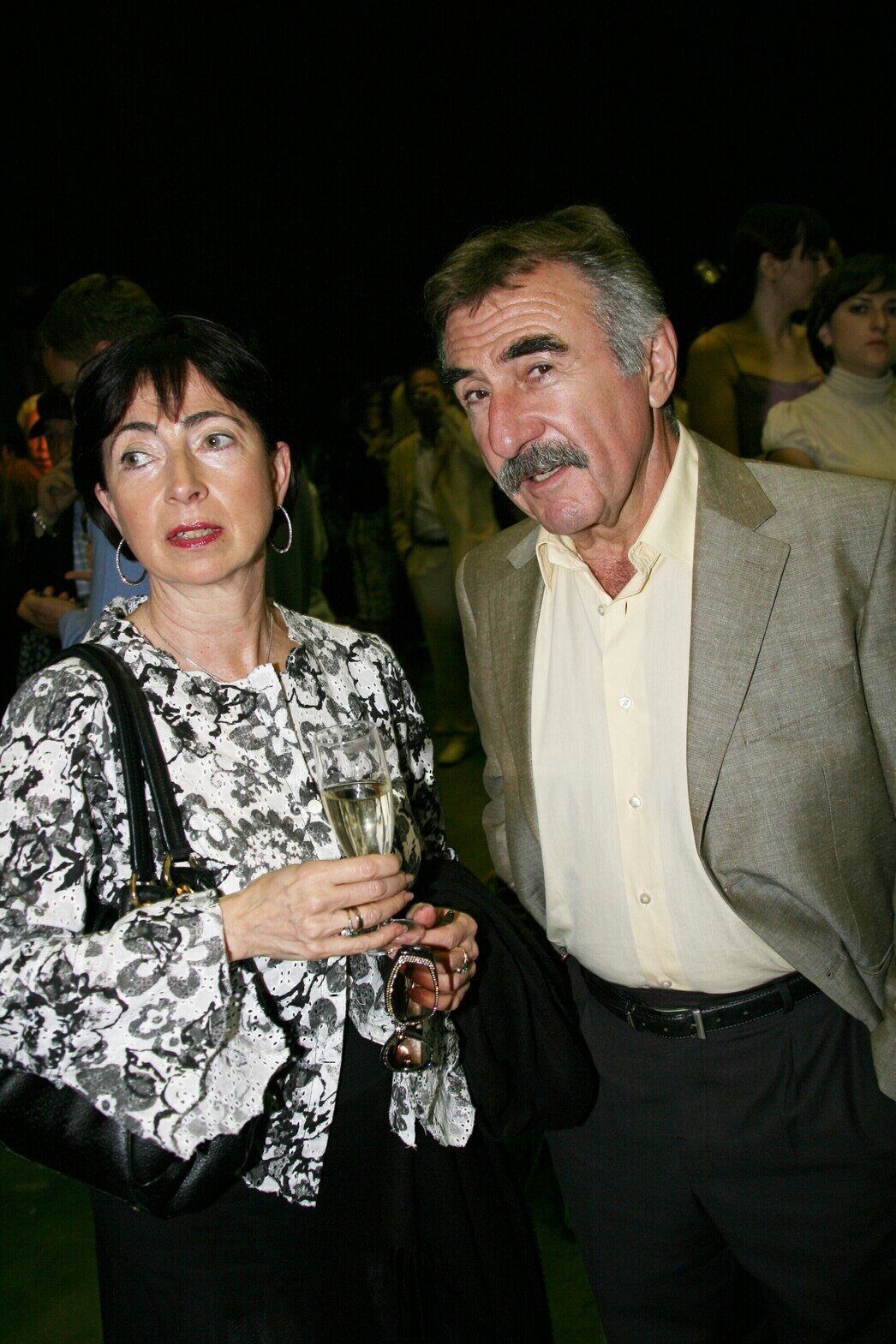 Леонид Каневский с женой. Фото Анатолий Ломохов, 2007 год