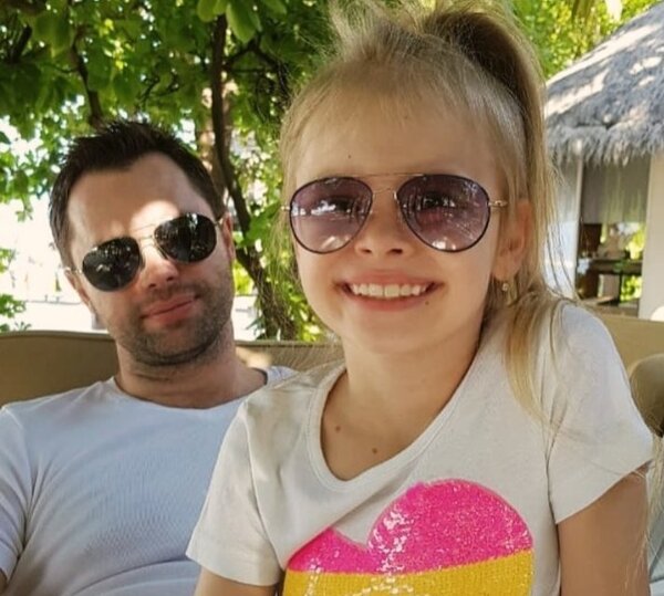 Виталий Гогунский с дочерью
