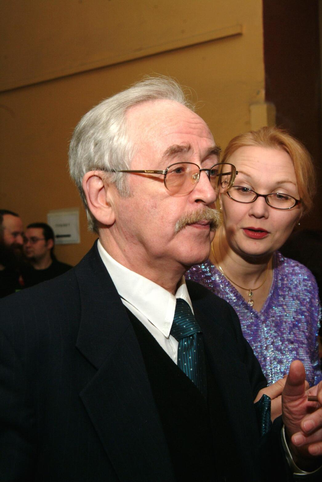 Василий Ливанов с супругой Еленой