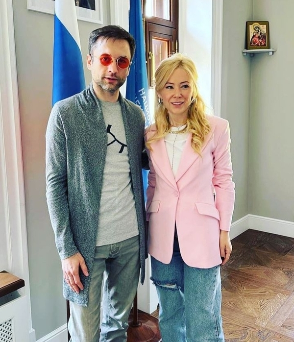 Антон Коробков-Землянский и Екатерина Мизулина