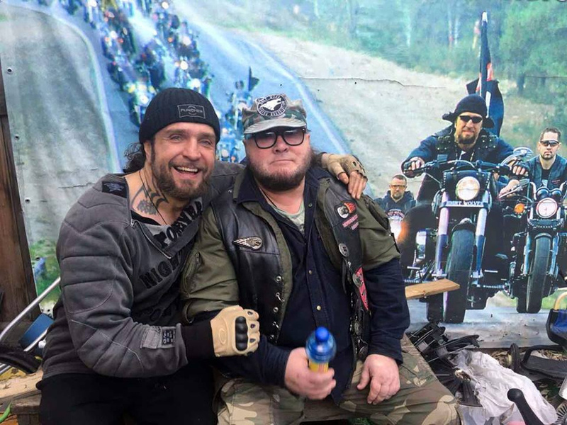 Егор Зайцев и лидер "Ночных волков" Александр "Хирург" Залдостанов, Егор Зайцев. Фото: соцсети