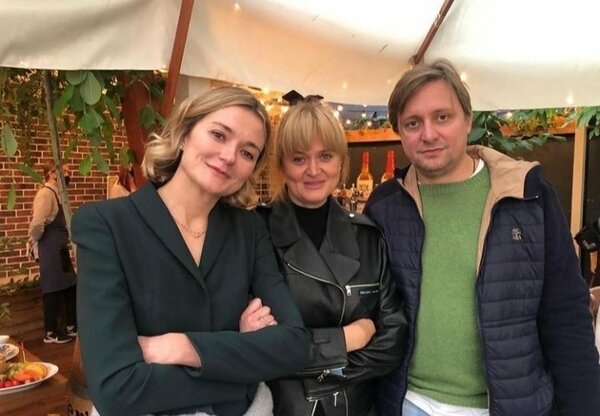 Анна, Надежда, Артем Михалковы