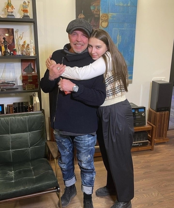 Гарик Сукачев с дочерью