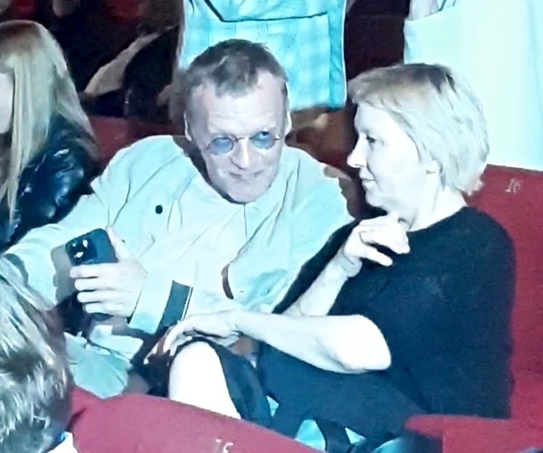 Алексей Серебряков с женой