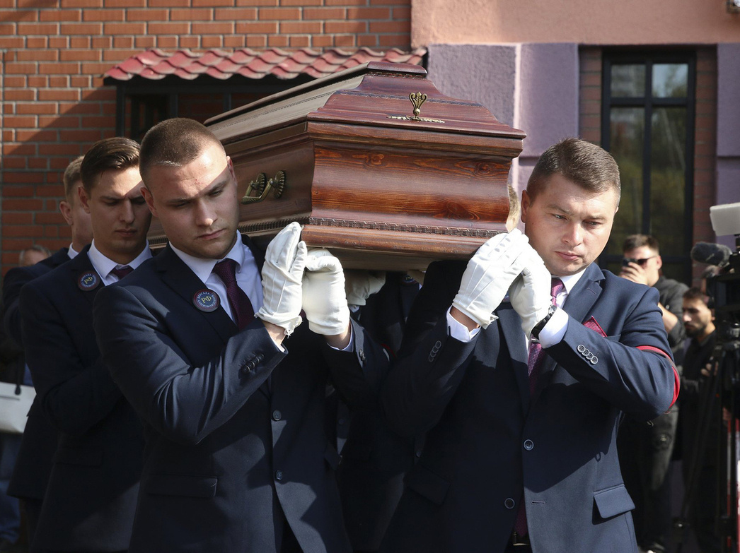 Похороны Вячеслава Гришечкина