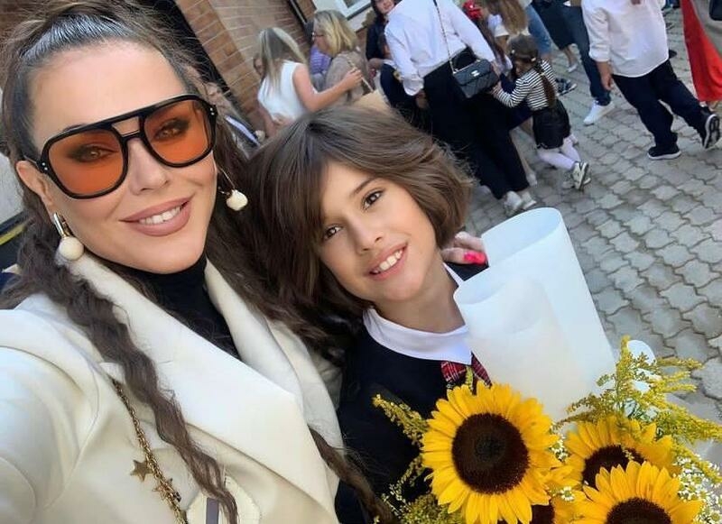 Татьяна Терешина с 9-летней дочерью Арис