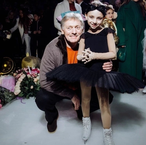 Дмитрий Песков с дочерью Надеждой