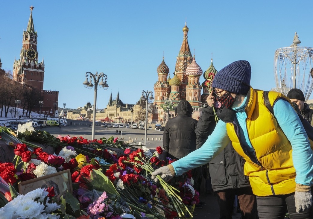 День памяти Бориса Немцова на "Немцовом мосту"