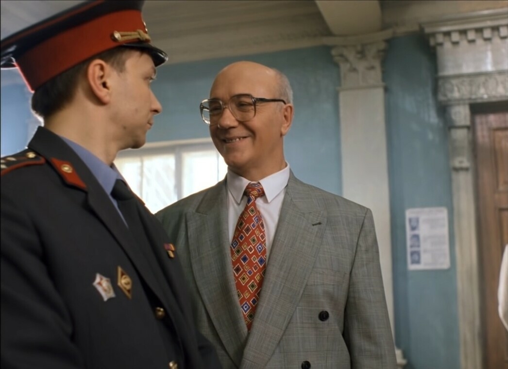 Леонид Куравлев и Игорь Угольников в фильме "Ширли-Мырли"