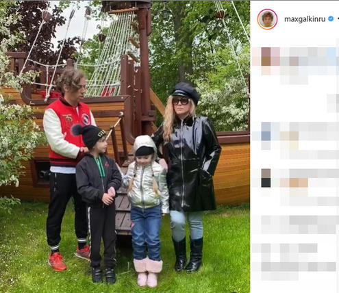 Максим Галкин и Алла Пугачева с детьми