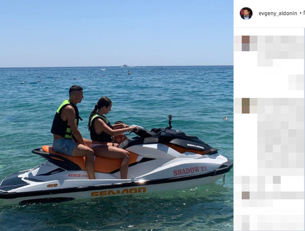 Евгений Алдонин с дочерью Верой